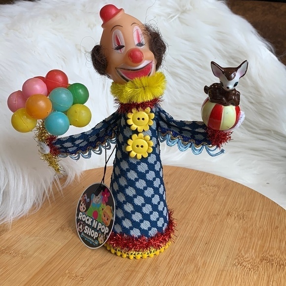 Ami’s Rock N Pop Shop | NWT Handmade Cone Clown Doll Signed by Ami Albea Negron - Picture 1 of 12